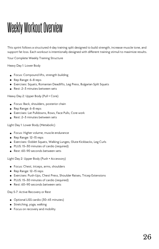 ALTUVA Fit — The Foundational Sprint (Digital Guide)